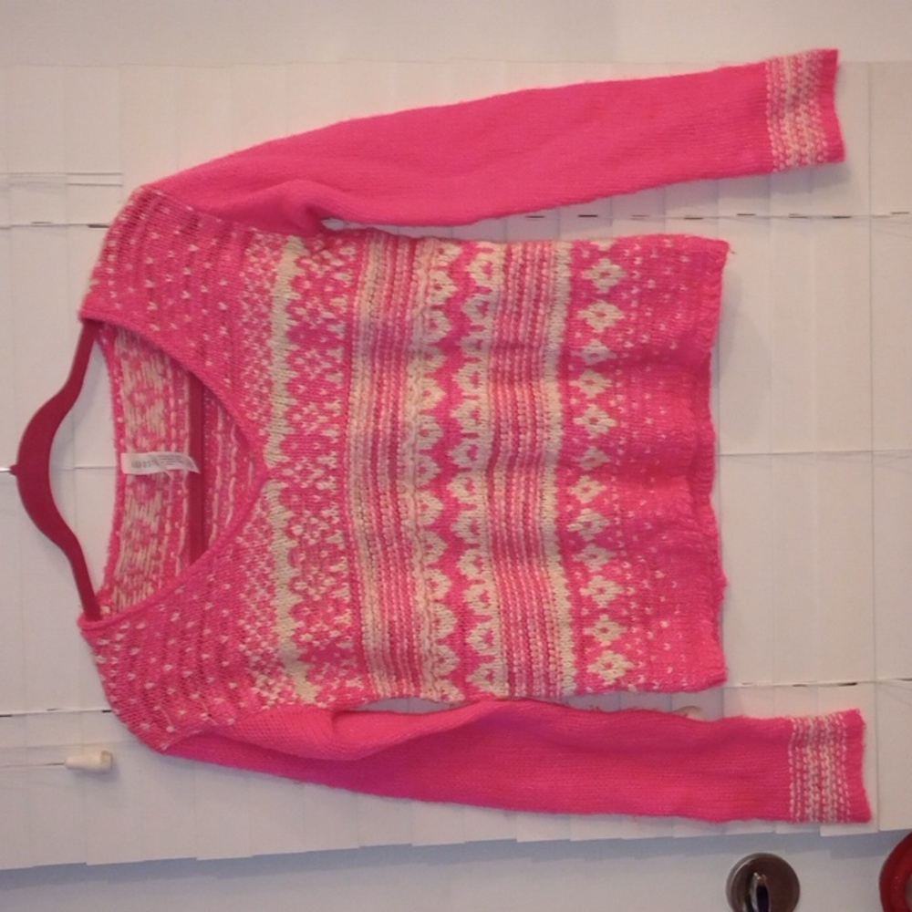 Aeropostal Bright HOT PINK Sweater size XS